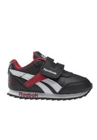 Buty do chodzenia niemowlęce Reebok Royal CL Jogger. Zapięcie: rzepy. Kolor: czarny, brązowy, wielokolorowy, czerwony. Materiał: syntetyk, skóra, materiał. Szerokość cholewki: normalna. Model: Reebok Royal. Sport: turystyka piesza #1