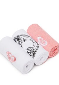 Roxy Skarpety długie AS_ROXY_05W_SS25 (3-PACK) Różowy. Kolor: różowy. Materiał: bawełna #3
