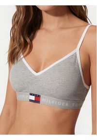 TOMMY HILFIGER - Tommy Hilfiger Biustonosz top UW0UW06272 Szary jasny. Kolor: szary. Materiał: bawełna #2