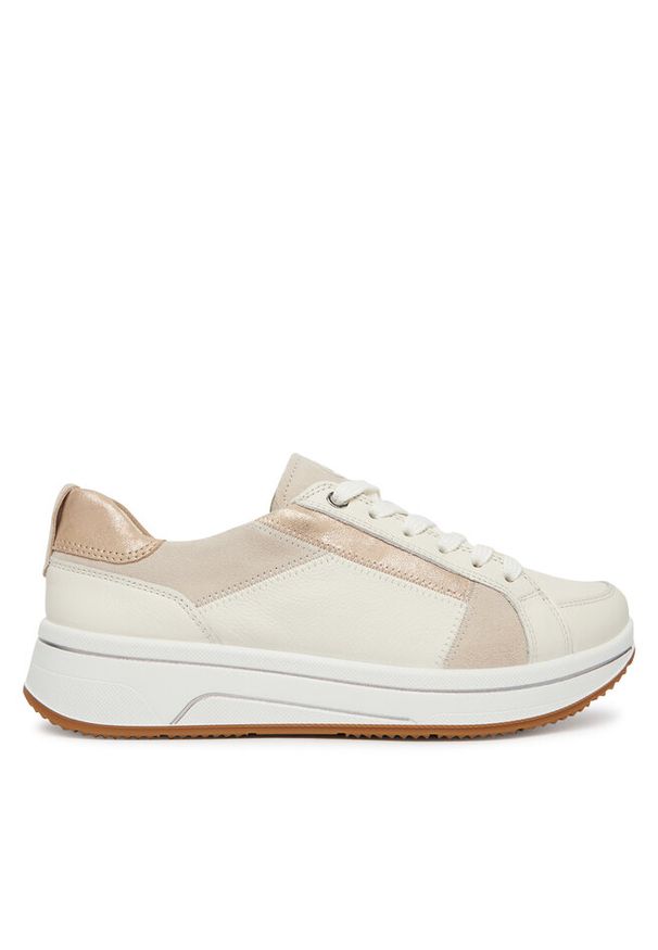 Sneakersy Ara. Kolor: beżowy