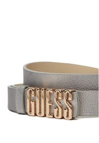 Guess Pasek Damski Meridian (BG) Belts BW9114 P4225 Srebrny. Kolor: srebrny. Materiał: skóra #3