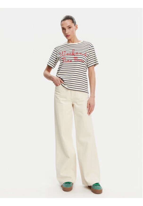Weekend Max Mara T-Shirt Olga 2515971042 Granatowy Regular Fit. Kolor: niebieski. Materiał: bawełna