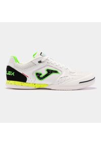 Buty piłkarskie męskie Joma Top Flex 2432 In. Kolor: biały, wielokolorowy. Materiał: materiał, syntetyk. Szerokość cholewki: normalna. Sport: piłka nożna