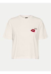 Vero Moda T-Shirt Elena 10326789 Biały Boxy Fit. Kolor: biały. Materiał: bawełna #3