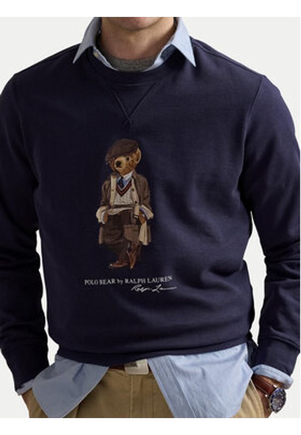 Polo Ralph Lauren Bluza 710980305001 Granatowy Regular Fit. Typ kołnierza: polo. Kolor: niebieski. Materiał: bawełna