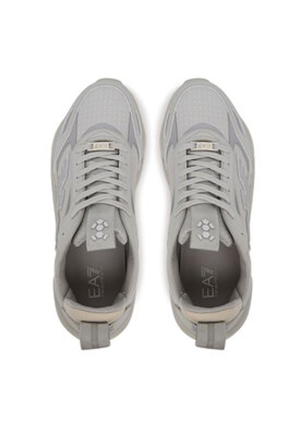 EA7 Emporio Armani Sneakersy X8X221 XK437 R979 Szary. Kolor: szary. Materiał: skóra