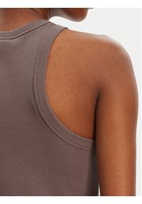 Hugo - HUGO Top 50508857 Brązowy Slim Fit. Kolor: brązowy. Materiał: bawełna #2