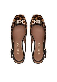 Guess Czółenka FLTCLD LEP05 Brązowy. Kolor: brązowy. Materiał: skóra #4