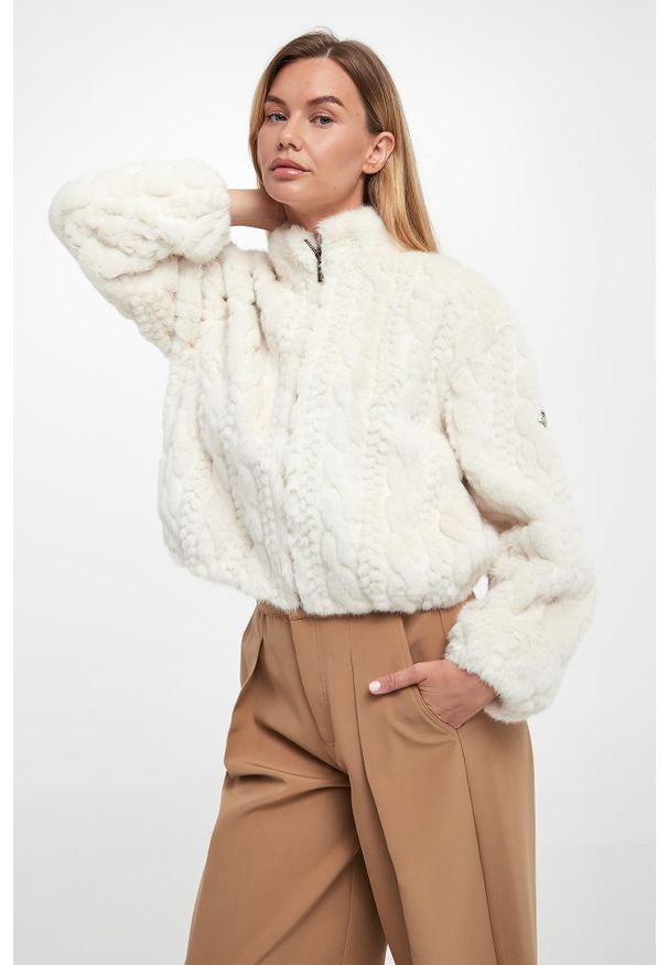 Ermanno Firenze - Kożuch damski ERMANNO FIRENZE