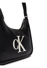 Calvin Klein Torebka Bold Ck Small Shoulder Bag LV04F3230G Czarny. Kolor: czarny. Materiał: skórzane #5