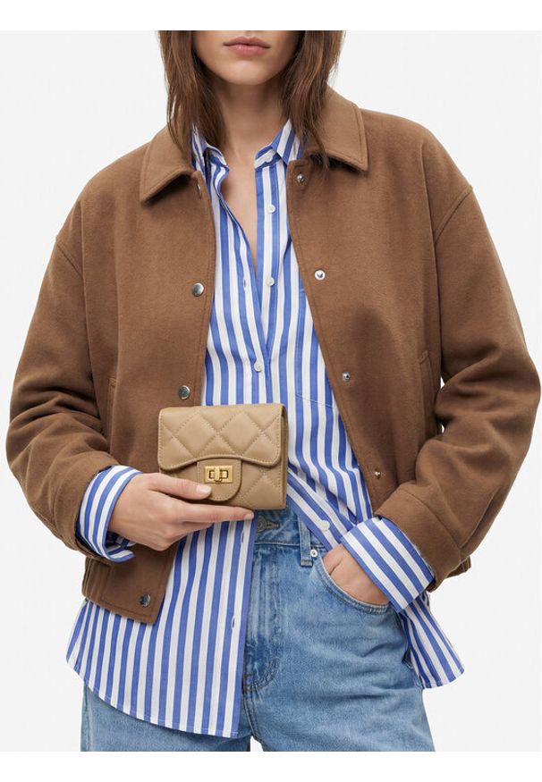 MEXX Portfel CEO-MEXX-W1-003-SS26 Beżowy. Kolor: beżowy. Materiał: materiał