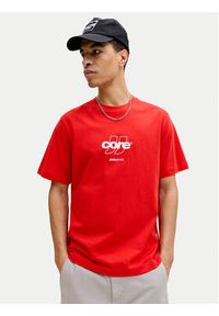 Jack & Jones T-Shirt Club 12289868 Czerwony Relaxed Fit. Kolor: czerwony. Materiał: bawełna #4