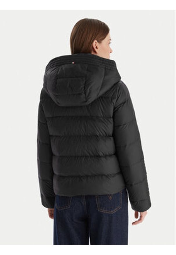 TOMMY HILFIGER - Tommy Hilfiger Kurtka puchowa WW0WW43581 Czarny Regular Fit. Kolor: czarny. Materiał: syntetyk