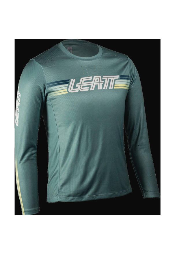 LEATT - Bluza rowerowa damska Leatt Jersey MTB Enduro 4.0. Kolor: niebieski. Materiał: jersey