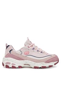 skechers - Skechers Sneakersy 149589/MVMT Różowy. Kolor: różowy. Materiał: skóra