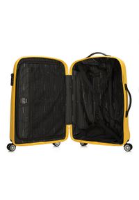 Wittchen - Komplet walizek z polikarbonu jednokolorowych. Kolor: żółty. Materiał: guma #6