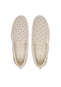 MICHAEL Michael Kors Tenisówki Keaton Slip On 43F7KTFP1B Beżowy. Zapięcie: bez zapięcia. Kolor: beżowy. Materiał: skóra #5