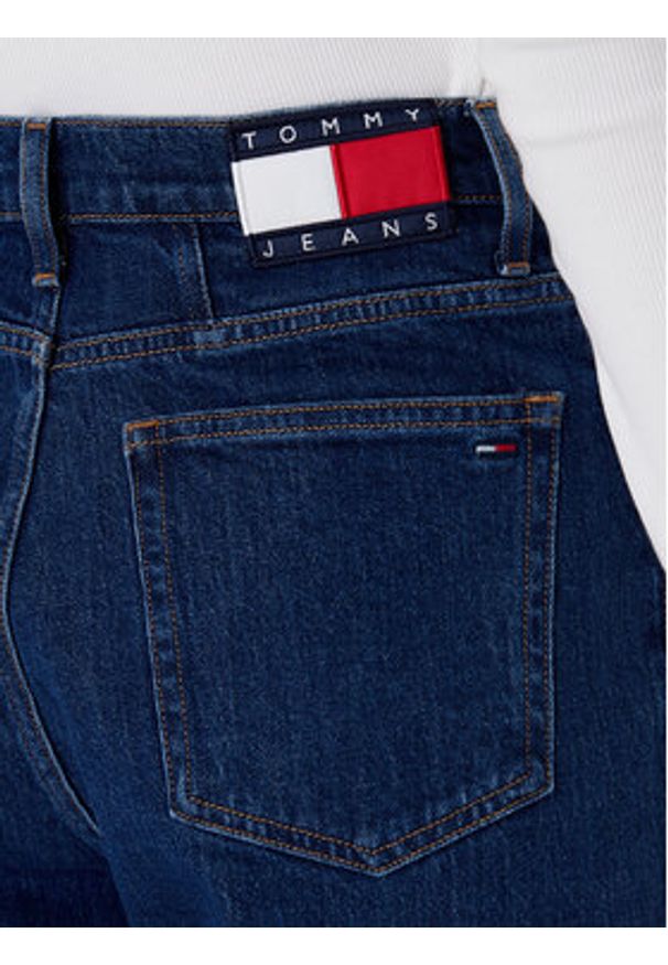 Tommy Jeans Jeansy DW0DW22446 Niebieski Mom Fit. Kolor: niebieski