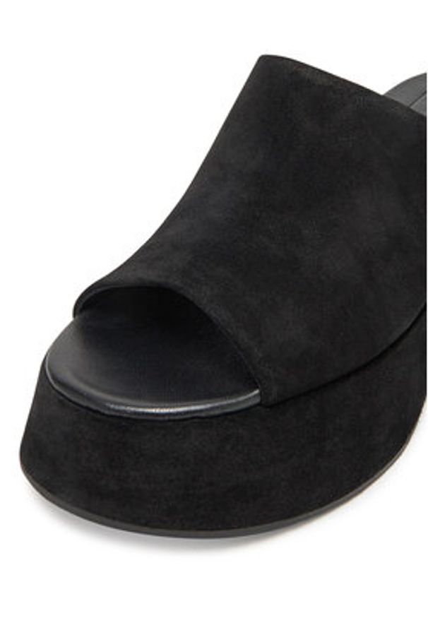 G-Star RAW - G-Star Raw Klapki FARI-118925 Czarny. Kolor: czarny. Materiał: zamsz, skóra