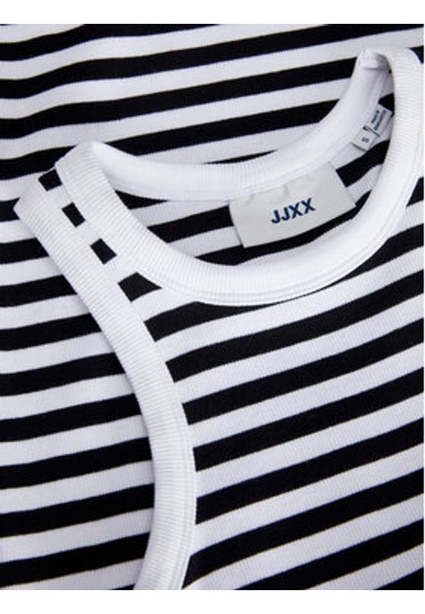 JJXX Sukienka letnia Forest 12249666 Granatowy Slim Fit. Kolor: niebieski. Materiał: bawełna. Sezon: lato