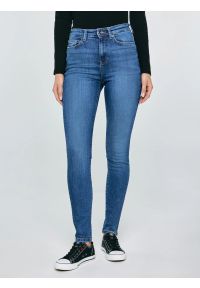 Big-Star - Jeansy damskie skinny niebieskie Clarisa 365. Stan: podwyższony. Kolor: niebieski #1