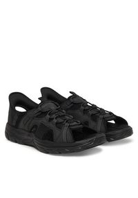 skechers - Skechers Sandały Revolted SS - Merrick 205181/BLK Czarny. Kolor: czarny. Materiał: skóra #5