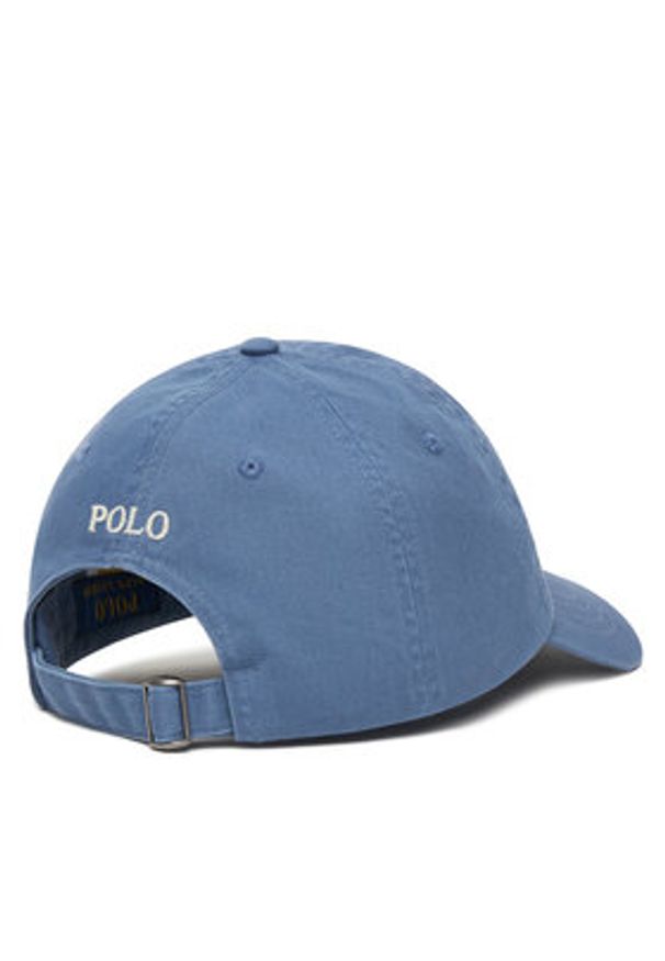 Polo Ralph Lauren Czapka z daszkiem 211912843063 Niebieski. Kolor: niebieski. Materiał: bawełna, materiał