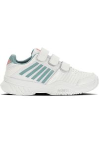 Buty do tenisa dla dzieci K-Swiss Express Omni. Kolor: wielokolorowy, niebieski, biały, beżowy. Sport: tenis #1