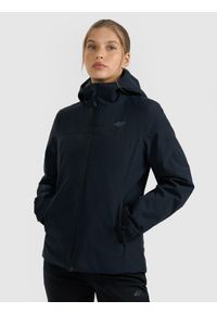 4f - 4F Kurtka narciarska membrana 5000 damska - czarna XXL. Kolor: czarny. Materiał: materiał. Sezon: zima #1