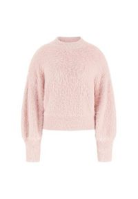 Guess Sweter 167547 Różowy Classic Fit. Kolor: różowy. Materiał: syntetyk #3