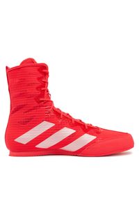 Adidas - adidas Buty bokserskie Box Hog 4 IH2732 Czerwony. Kolor: czerwony. Materiał: materiał #1