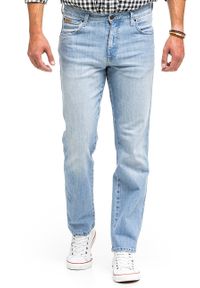 Wrangler - WRANGLER TEXAS MĘSKIE SPODNIE JEANSOWE JEANSY LOVESICK W121Y728Q 112320119. Okazja: na co dzień. Sezon: lato. Styl: klasyczny, casual, elegancki #4