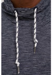 Tom Tailor bluza bawełniana męska kolor granatowy wzorzysta. Okazja: na co dzień. Kolor: niebieski. Materiał: bawełna. Styl: casual