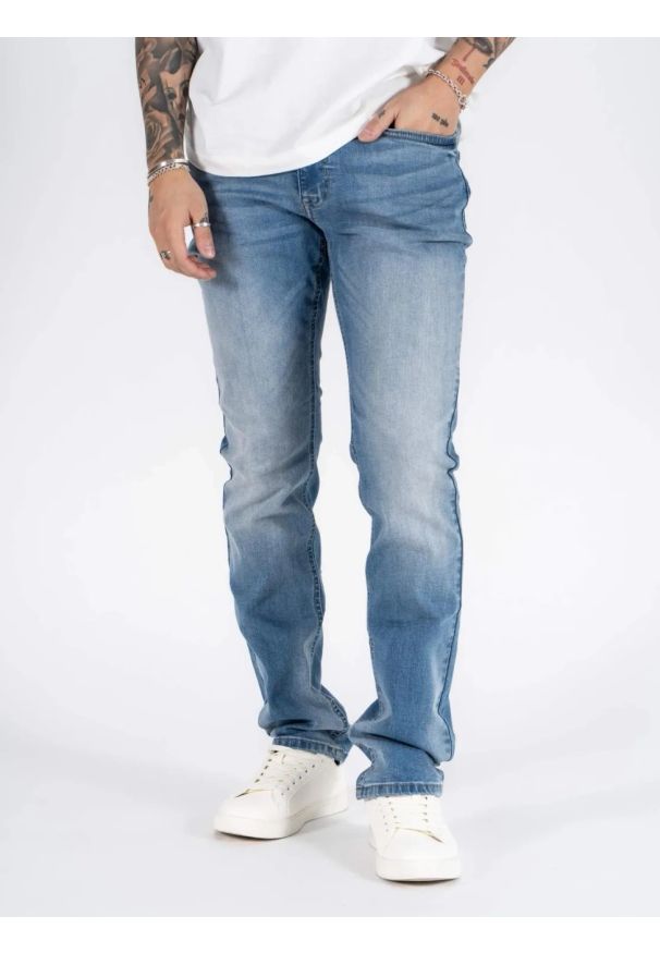 MARCUS - Męskie Spodnie Jeansowe Marcus Felix 2089 Jeans Sky Blue 14-200205