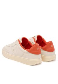 TOMMY HILFIGER - Tommy Hilfiger Sneakersy Heritage FW0FW08822 Écru. Materiał: zamsz, skóra #4