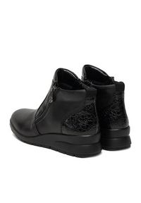 Rieker Botki L4861-00 Czarny. Kolor: czarny. Materiał: skóra #2