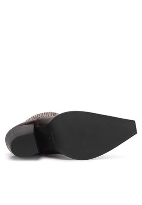 Gino Rossi Botki VENE-116200 Brązowy. Kolor: brązowy. Materiał: skóra