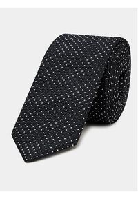 Hugo Krawat 50494297 Czarny. Kolor: czarny. Materiał: jedwab