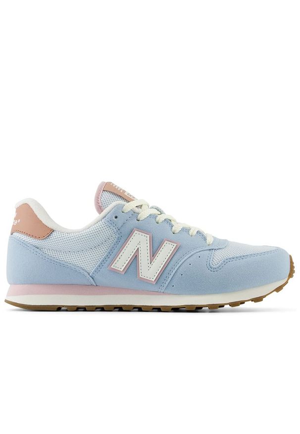 Buty damskie New Balance GW500BGB - niebieskie. Okazja: na co dzień. Kolor: niebieski. Materiał: zamsz. Szerokość cholewki: normalna