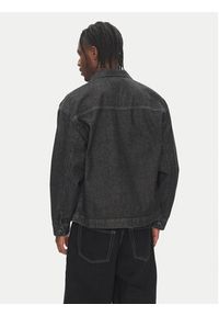 DC Kurtka jeansowa Pit Crew Jacket ADYJK03206 Czarny Boxy Fit. Kolor: czarny. Materiał: jeans