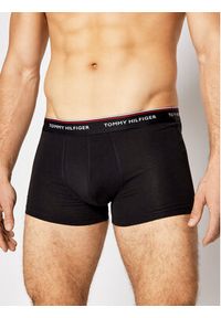 TOMMY HILFIGER - Tommy Hilfiger Komplet 3 par bokserek 3P Trunk 1U87903842 Czarny. Kolor: czarny. Materiał: bawełna #3