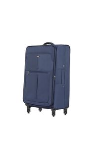 Ochnik - Komplet walizek na kółkach 19'/24'/28'. Kolor: niebieski. Materiał: materiał, nylon, poliester #5