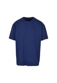 BUILD YOUR BRAND - Ponadwymiarowa Koszulka Dla Dorosłych Unisex Heavyweight. Kolor: niebieski