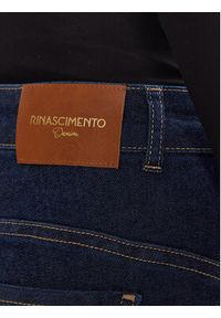 Rinascimento Jeansy CFC0125300003 Granatowy Flare Fit. Kolor: niebieski