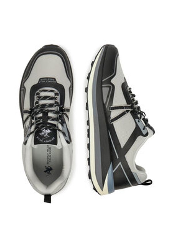 Beverly Hills Polo Club Sneakersy VSS25-B006 Szary. Kolor: szary. Materiał: materiał