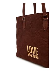 Love Moschino - LOVE MOSCHINO Torebka JC4123PP0NKB120A Brązowy. Kolor: brązowy. Materiał: skórzane