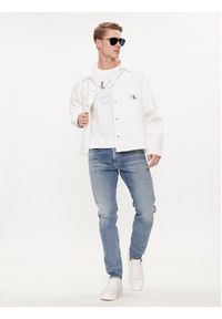 Calvin Klein Jeans Koszula jeansowa J30J324869 Biały Relaxed Fit. Kolor: biały. Materiał: bawełna #2