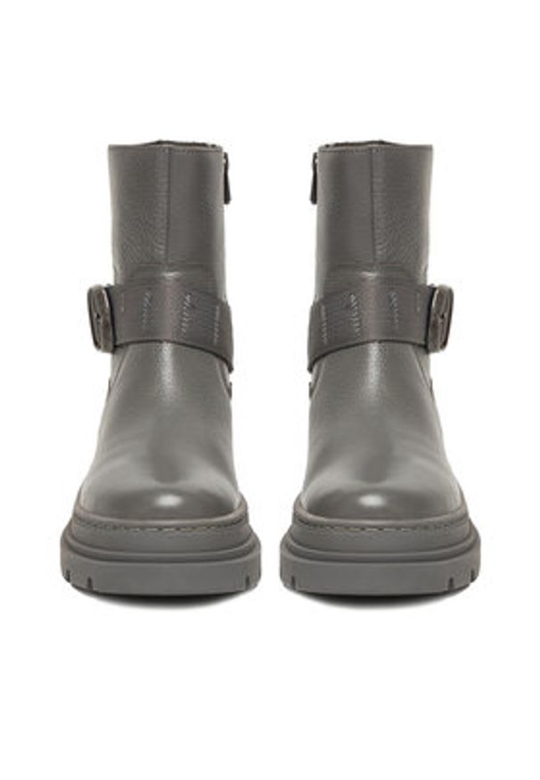 G-Star RAW - G-Star Raw Botki CEO-WI45-VR-3400-03 Szary. Kolor: szary. Materiał: skóra