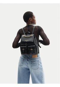 Patrizia Pepe Plecak 2B0137/L113 Czarny. Kolor: czarny. Materiał: skóra #1