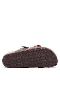Birkenstock Japonki Mayari 0071023 Brązowy. Kolor: brązowy. Materiał: skóra, nubuk #4